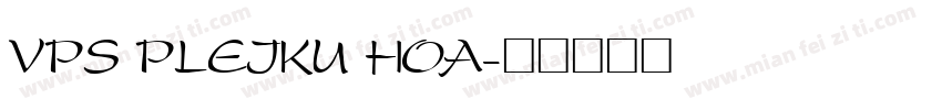 vps pleiku hoa字体转换